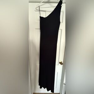 🌠 Vintage Y2K 🌠 Lauren Ralph Lauren Black One-Shoulder Long Gown, Size Medium